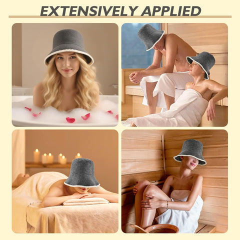 NOWHYX Wool Sauna Hat gift-ready packaging for gifting occasions.