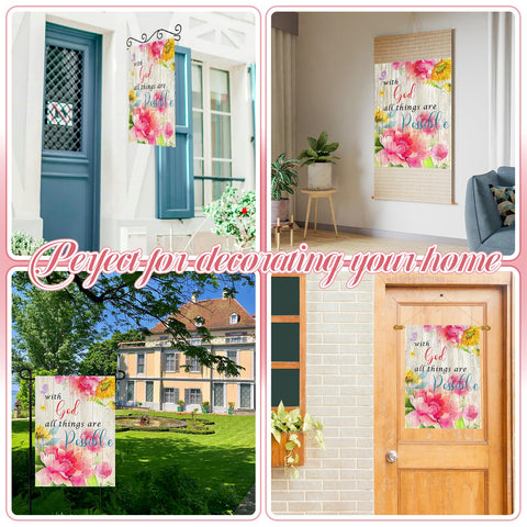 NPCSWXQ summer outdoor flag, bright, durable colors that enhance seasonal yard decor.