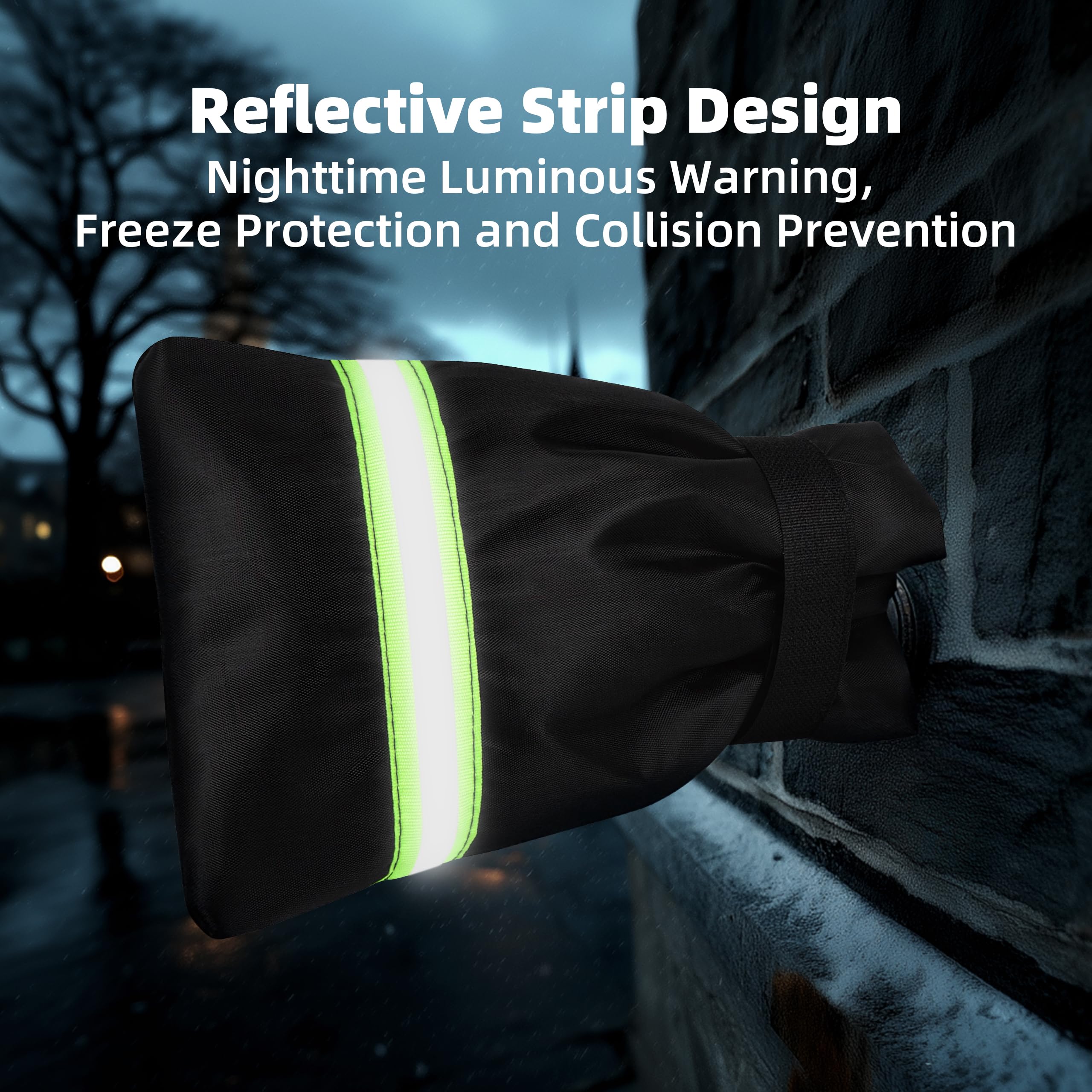 NPYXBR faucet cover with reflective strip for night visibility