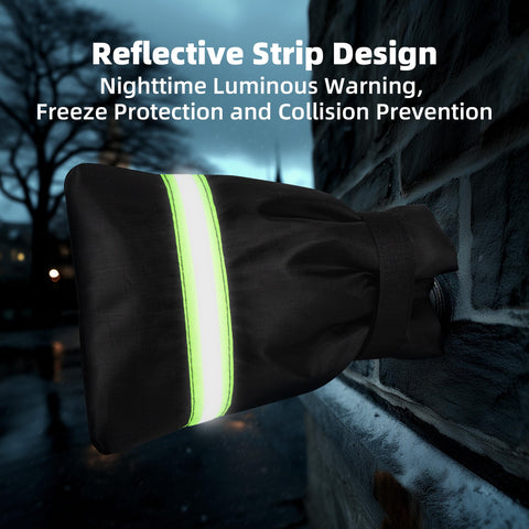 NPYXBR faucet cover with reflective strip for night visibility