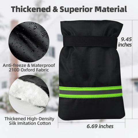 NPYXBR water spigot insulation sock helps taps stay warmer