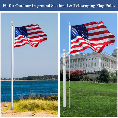 NQ compatible with 1.6–2 inch poles for quick upgrades.
