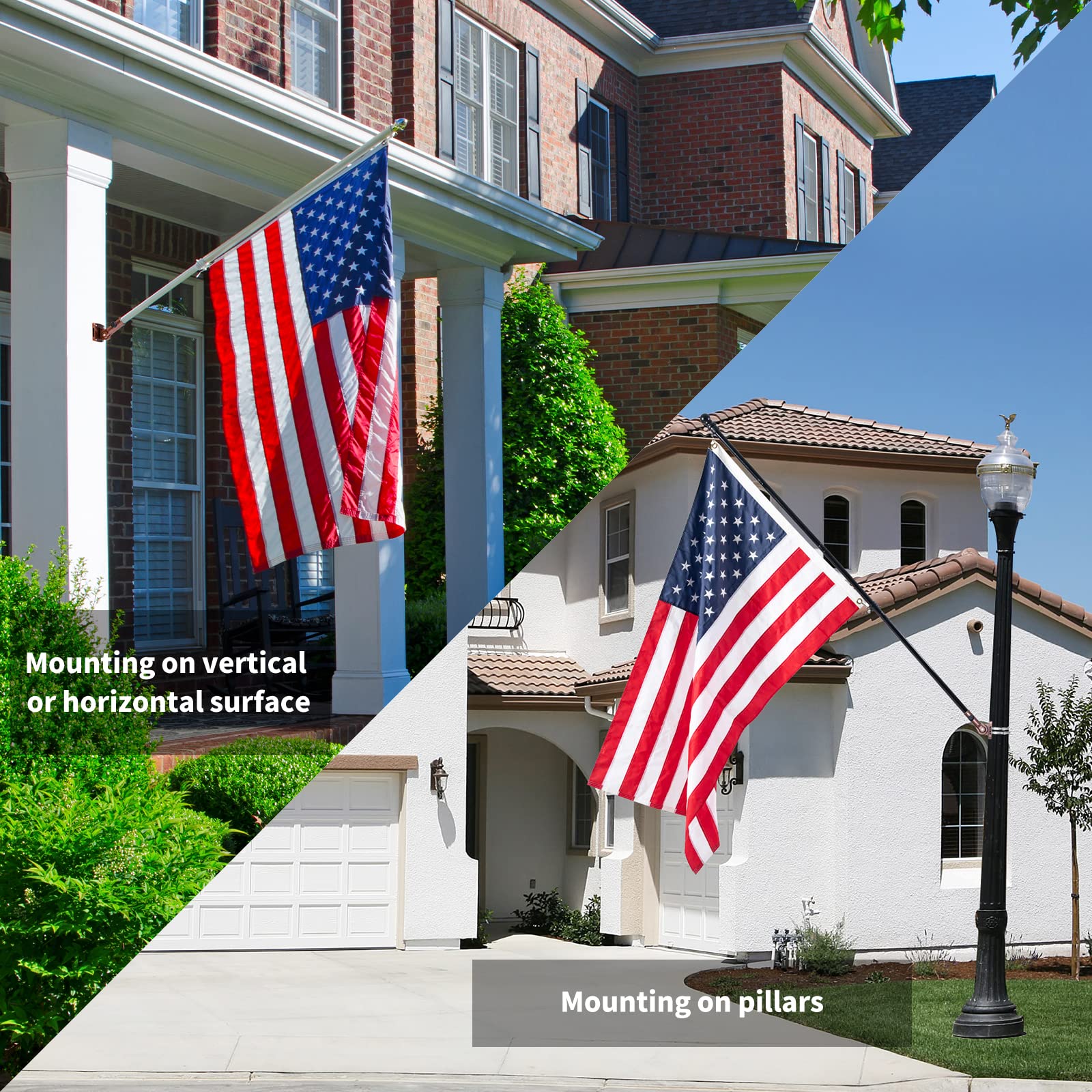 NQ versatile mount fits porches, balconies, roofs, and vehicles.