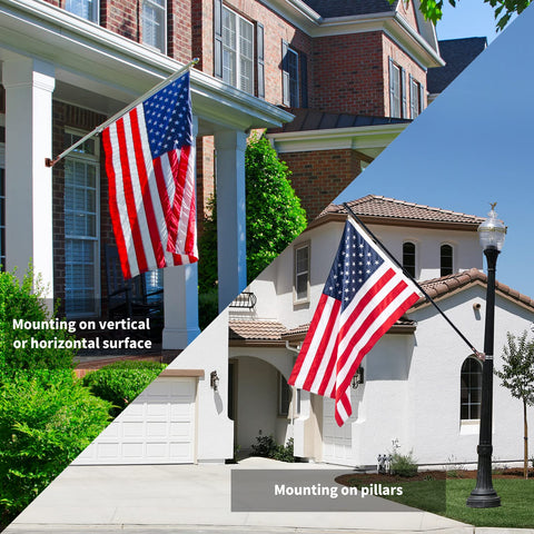 NQ versatile mount fits porches, balconies, roofs, and vehicles.