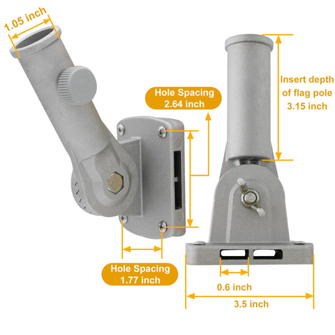 NQ stainless screws and anchors ensure strong mounting