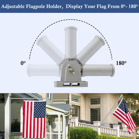 NQ sturdy base of flag pole holder supporting pole weight