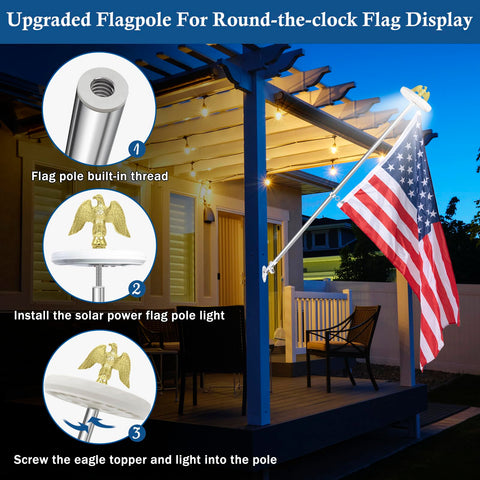 NQ flag size options 2x3, 2x4, 3x5, 4x6 for flexible displays
