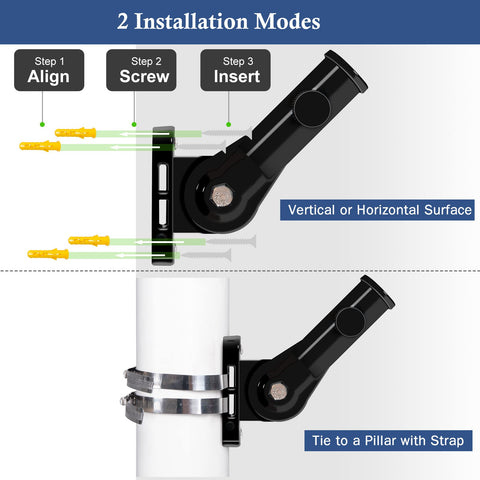 NQ wall-mount screws and anchors ensure sturdy installation