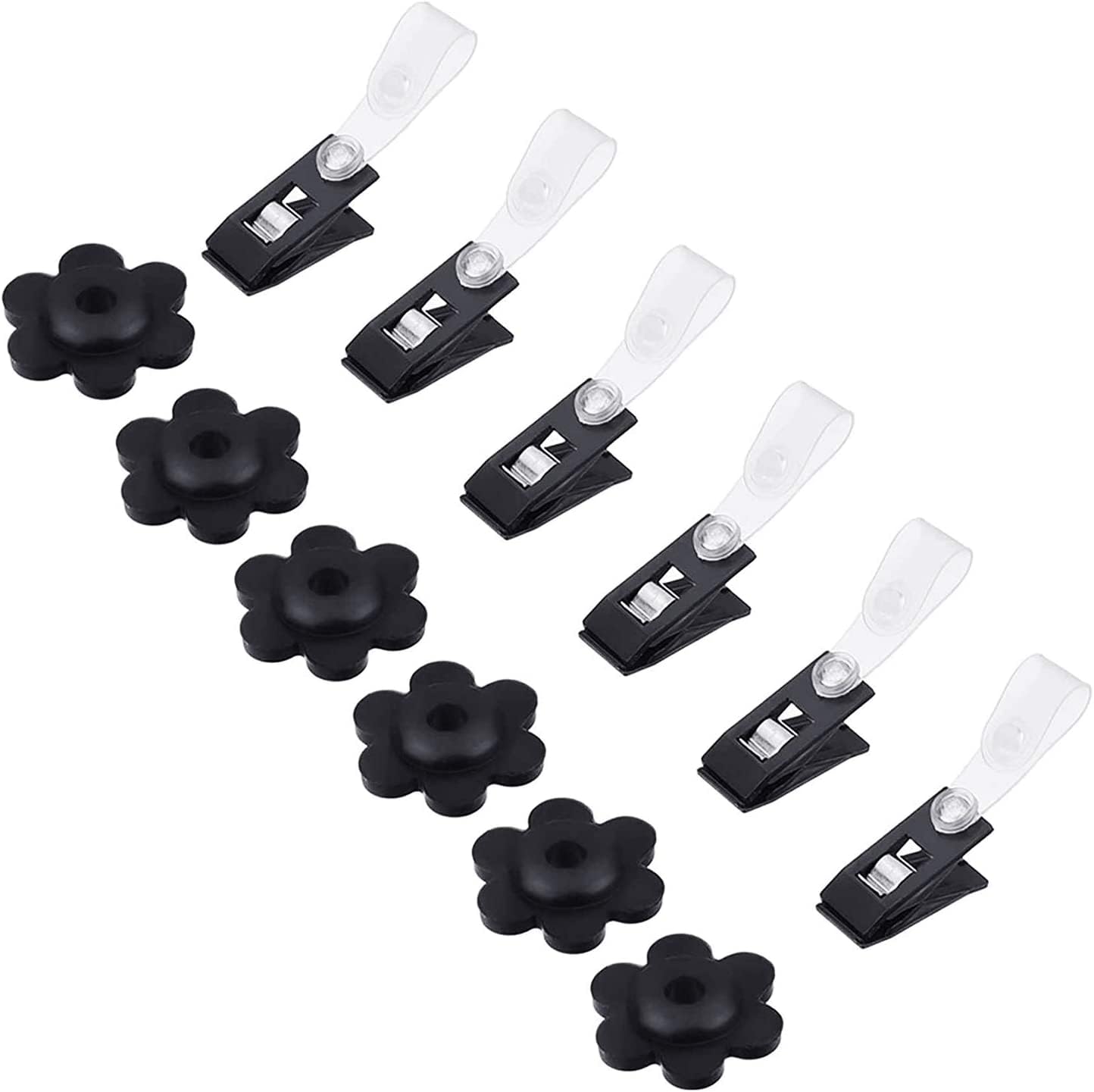 NQ garden flag rubber stopper for windy days and secure poles.