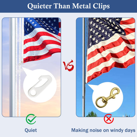 NQ clip demonstrates attachment of a key chain to a rope for organization.