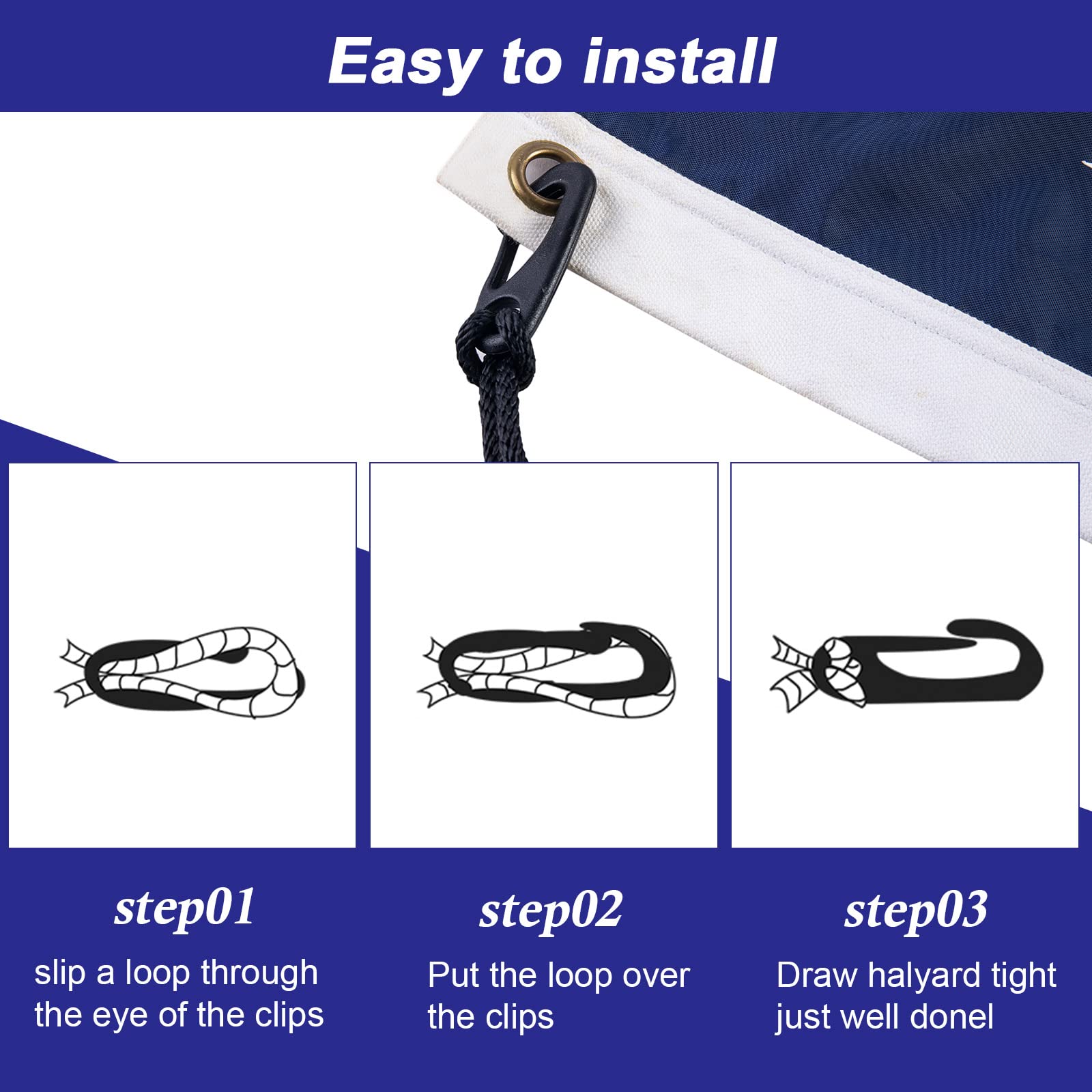 NQ weatherproof nylon rope resists sun and rain for long-lasting outdoor performance.