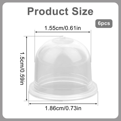 NQEUEPN primer bulb replacement compatible with Walbro carburetors for quick maintenance