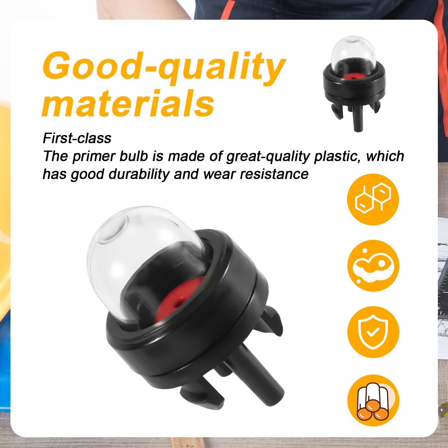 NQEUEPN bulb for Poulan Echo Ryobi tools, durable and easy to install