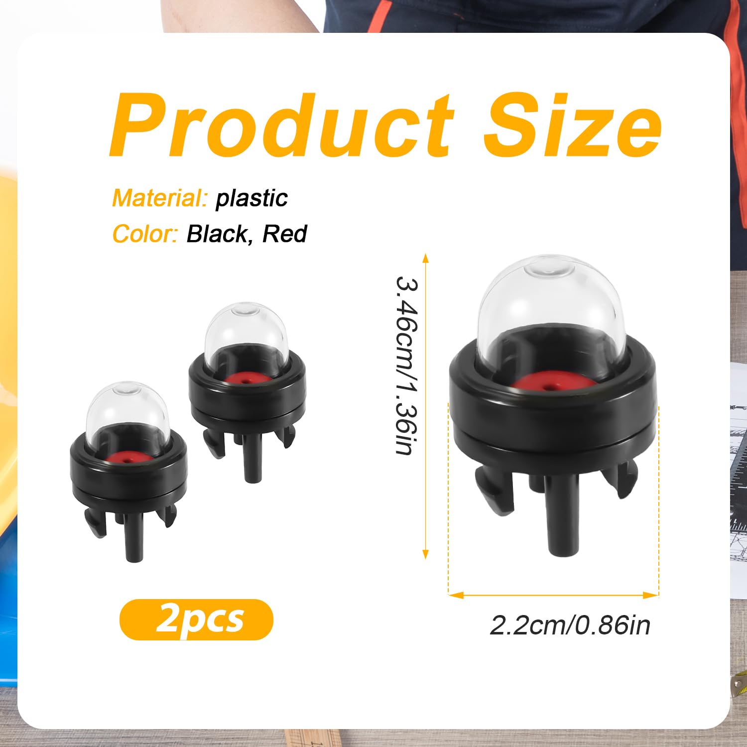 NQEUEPN primer bulb fits Walbro 188-512 for smoother starting