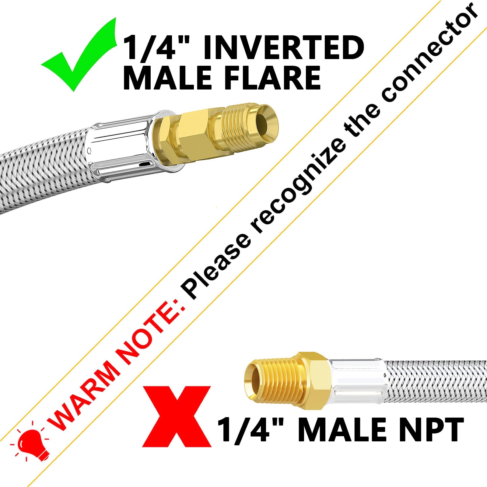NQN brass fittings end securely connect to regulators for leak-free operation