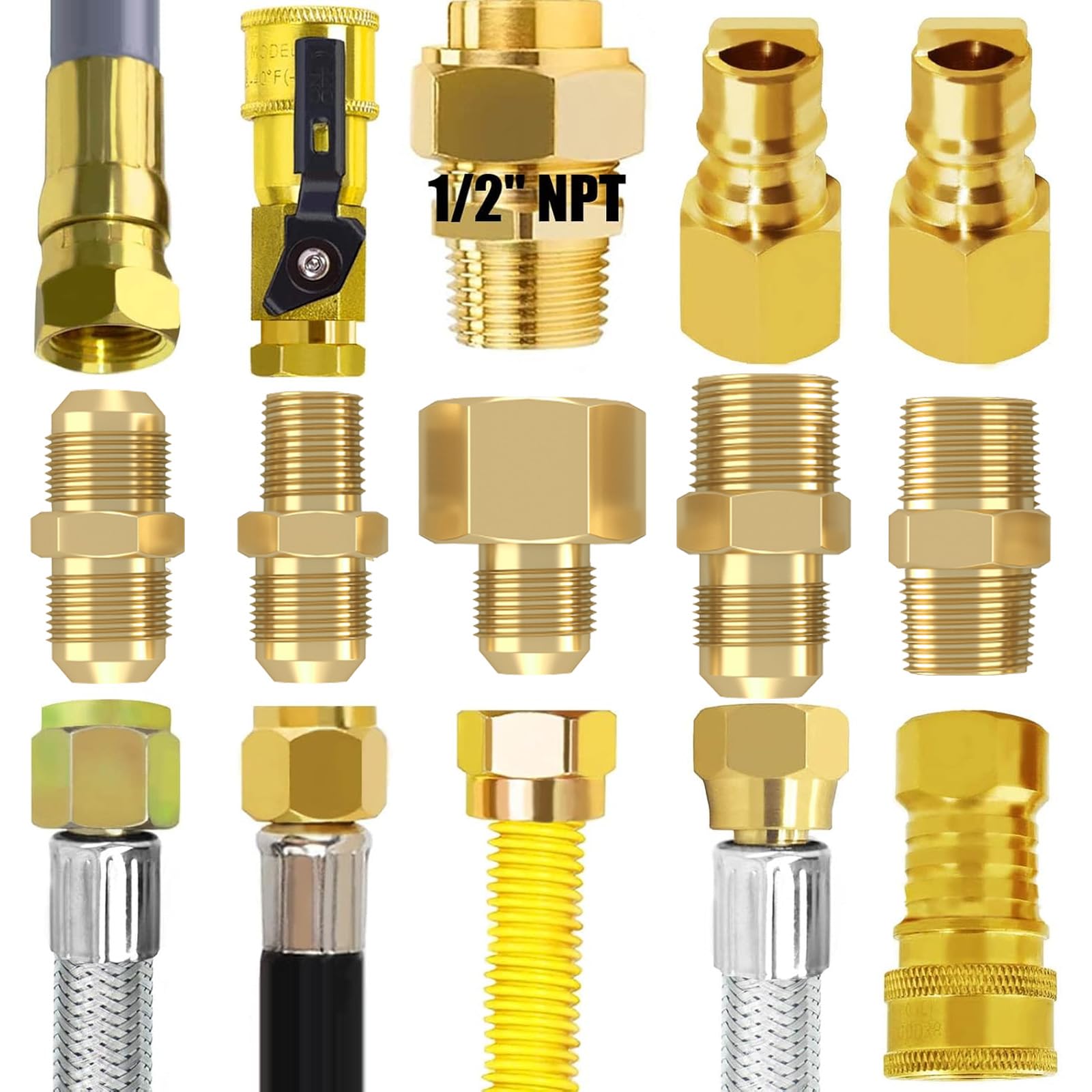 CSA-certified NQN propane extension hose for safety and reliability
