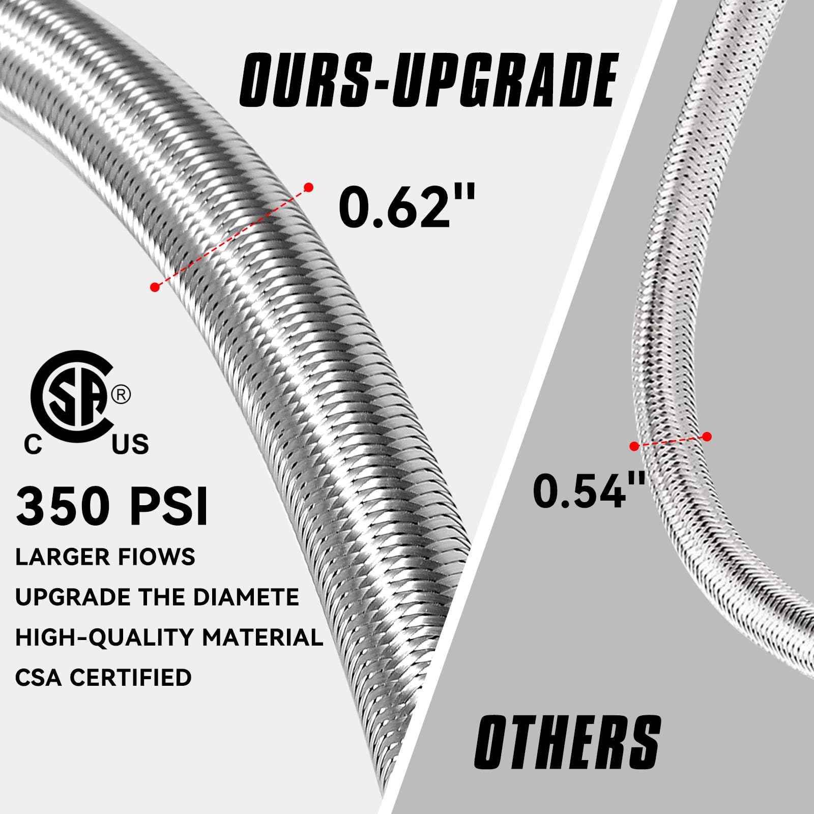 NQN buckle and small Velcro for tidy hose mounting