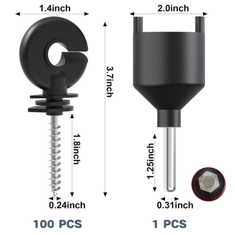 NQN insulator head made of PP+PE resists weather and heat.
