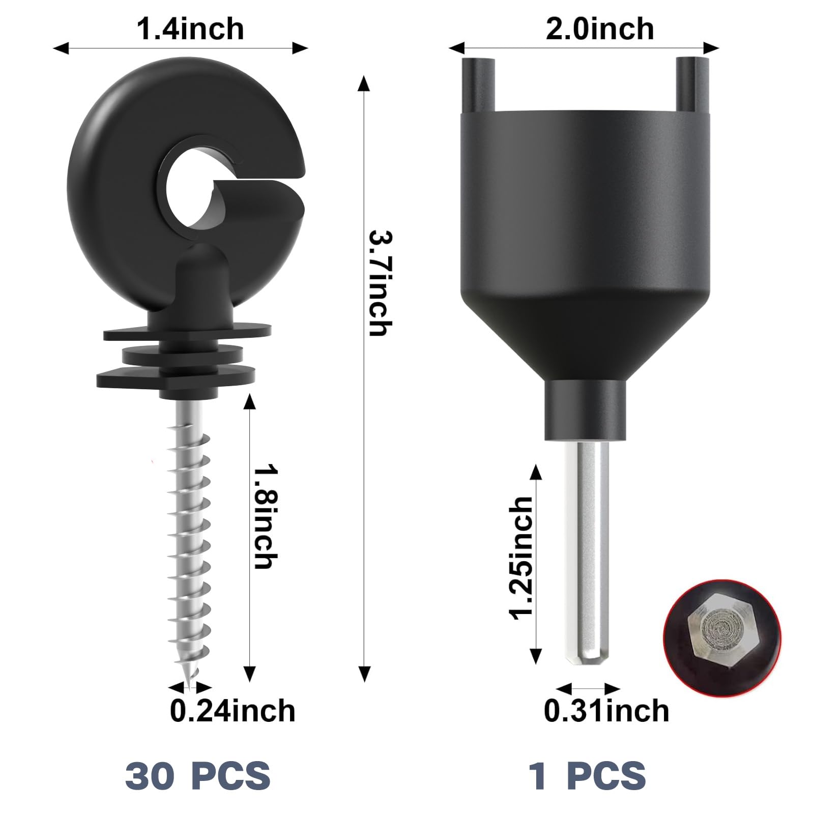 NQN patent-design insulator socket tool simplifies drilling connections.