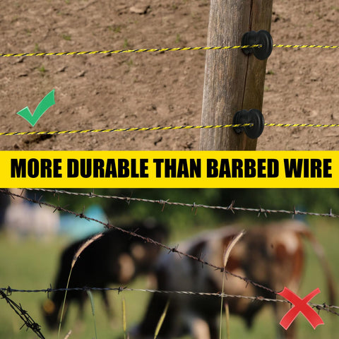 NQN portable and durable polywire ideal for mobile fencing across farms