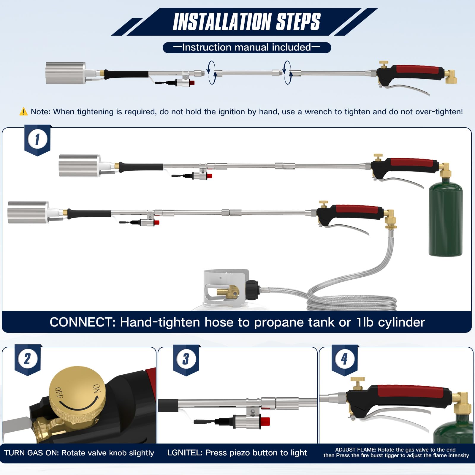 NQN airtight O-ring seals ensure safe connections.