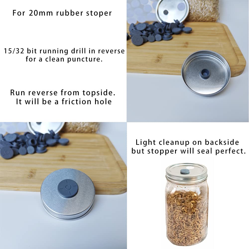 NRAMOOS mushroom growing setup with clean air flow via filter stickers
