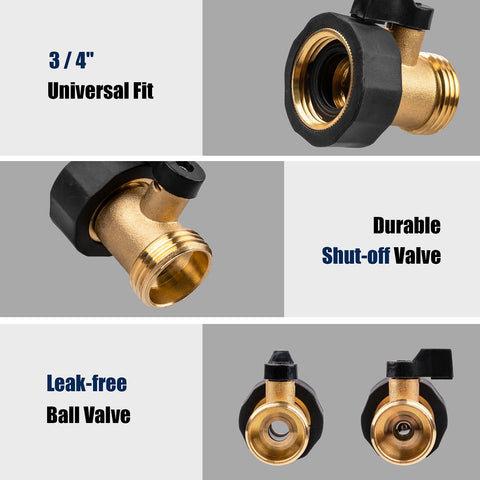 Nraxiot two-pack includes replaceable washers to extend life.
