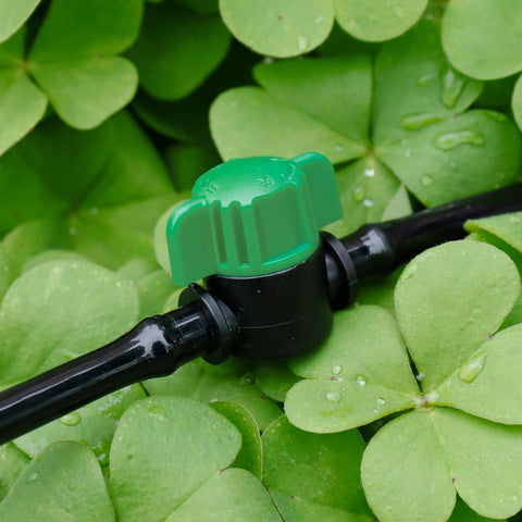 NRWRTY barbed-fit valves enable quick connections to tubing