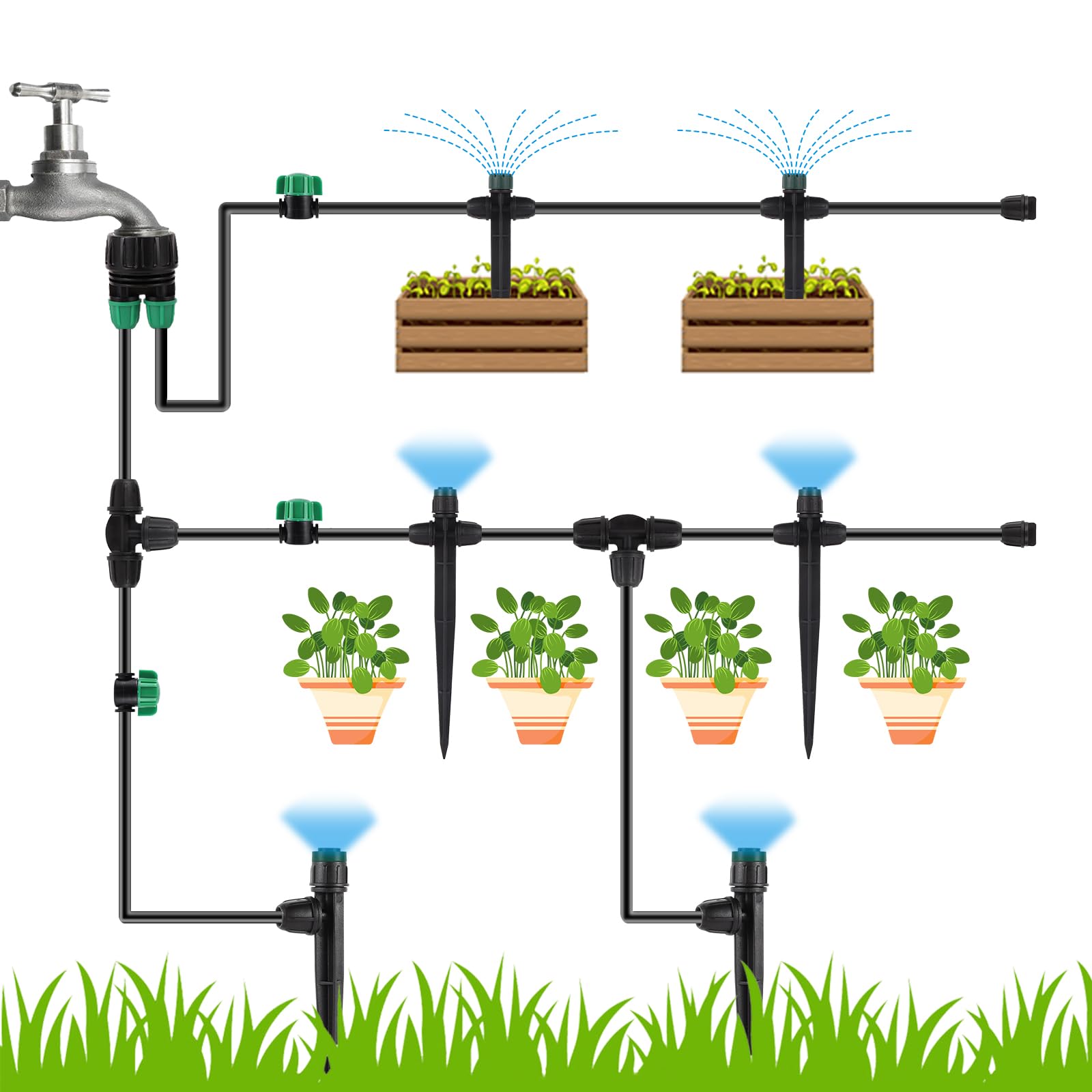 NRWRTY garden ready valves support efficient irrigation in beds