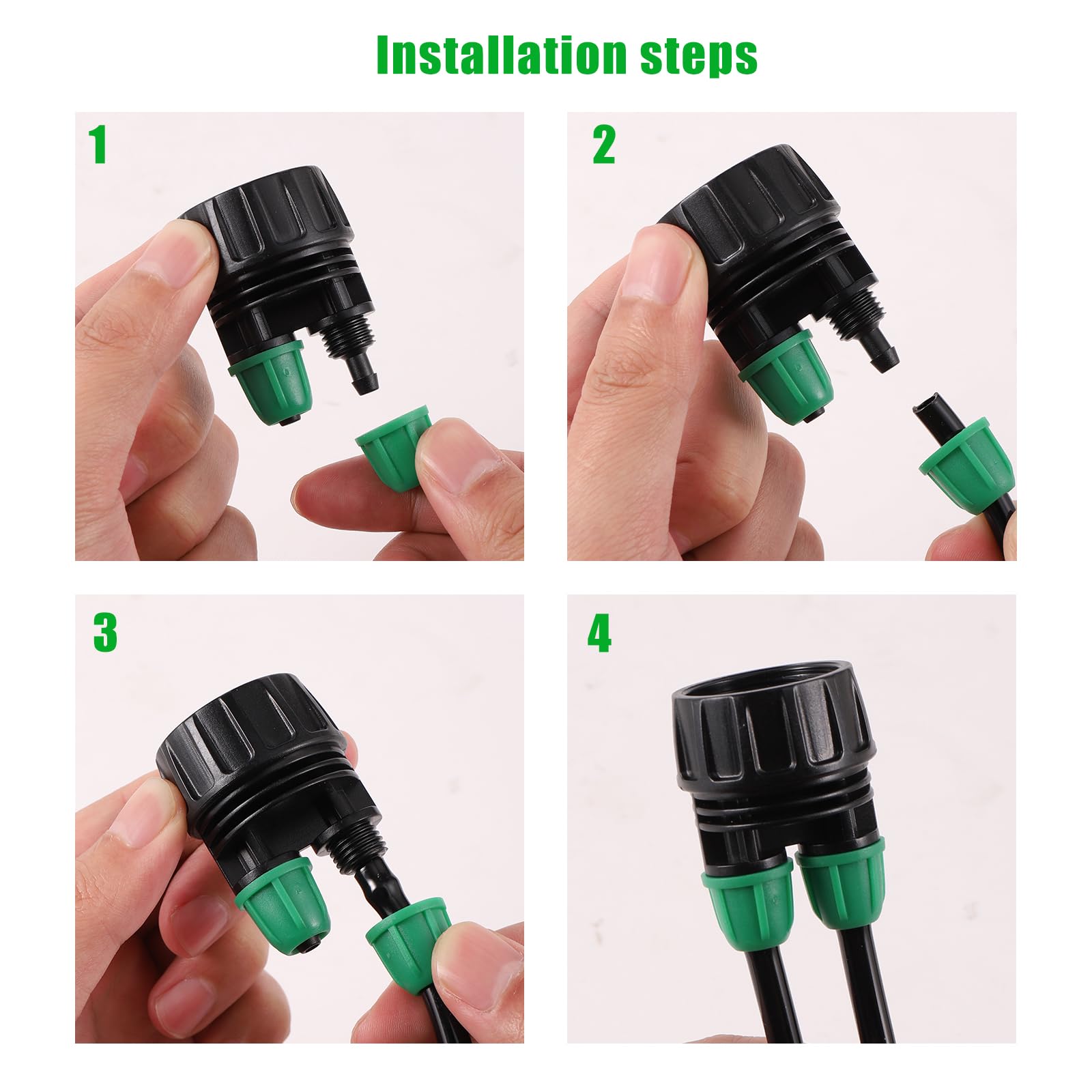 NRWRTY irrigation fitting seals with rubber gasket to prevent leaks
