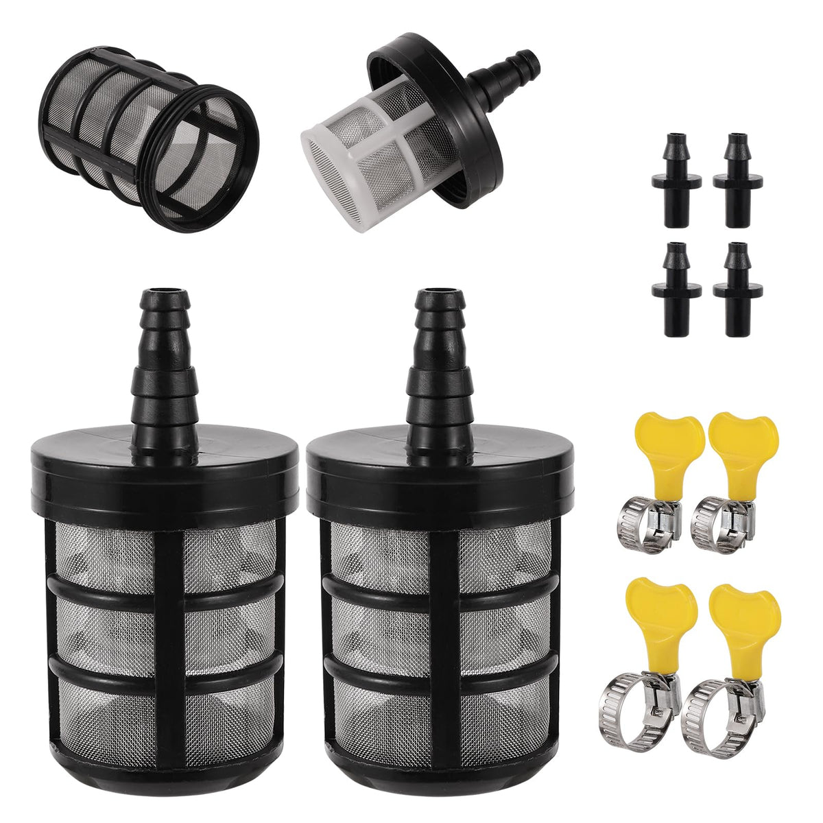 NRWRTY dual-layer inline hose filter blocks debris for smooth flow