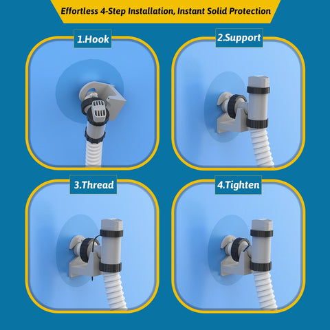 Nsxc complete set including two brackets and two cable ties for easy installation.