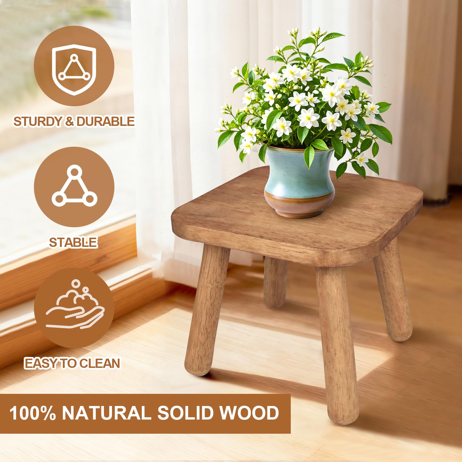NtrlQidu natural rubber wood construction for durability