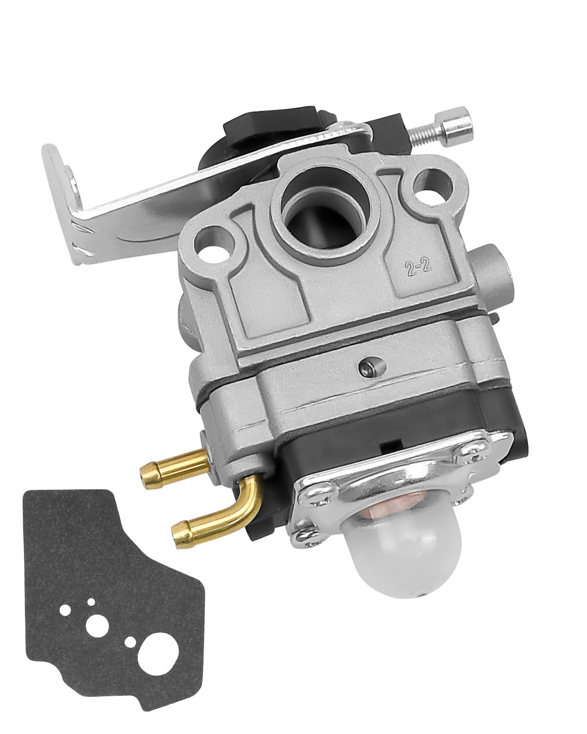 NTSUMI carburetor A063001 close-up shows precise machining for reliable fuel delivery.