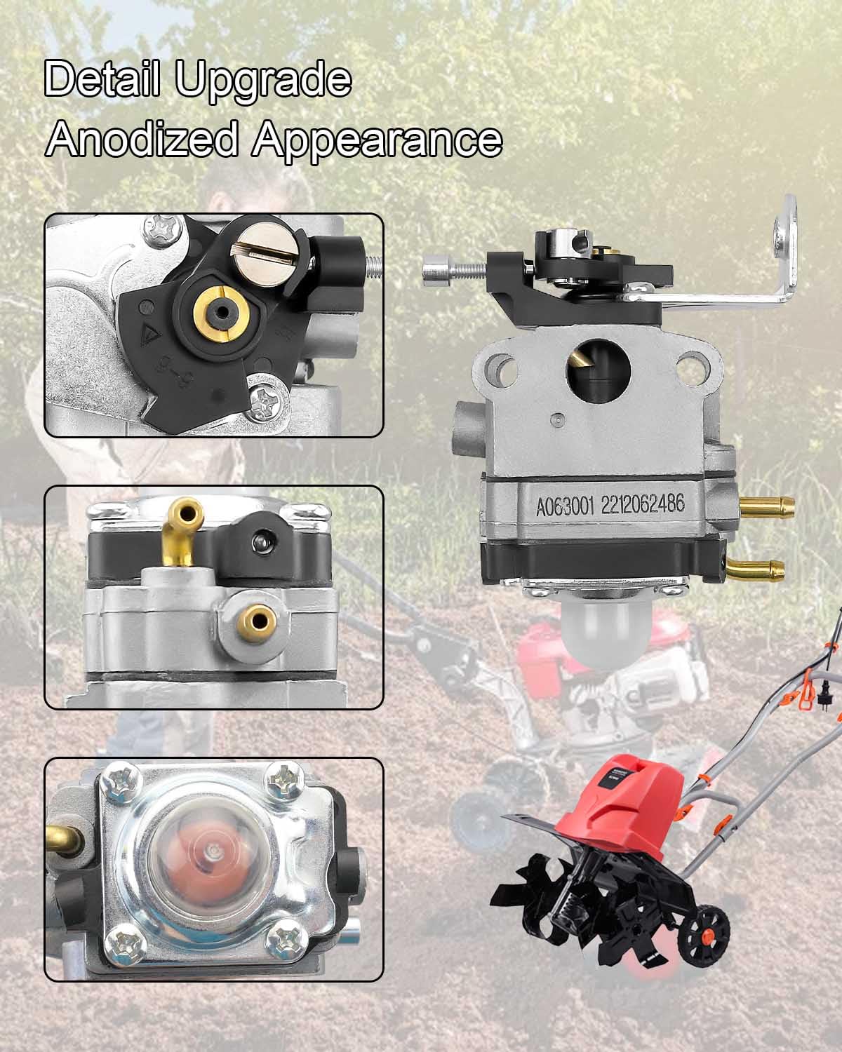 NTSUMI carburetor passes quality testing for consistent performance.