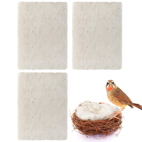 Nuanchu bird nest material pack provides warm nesting space for small birds