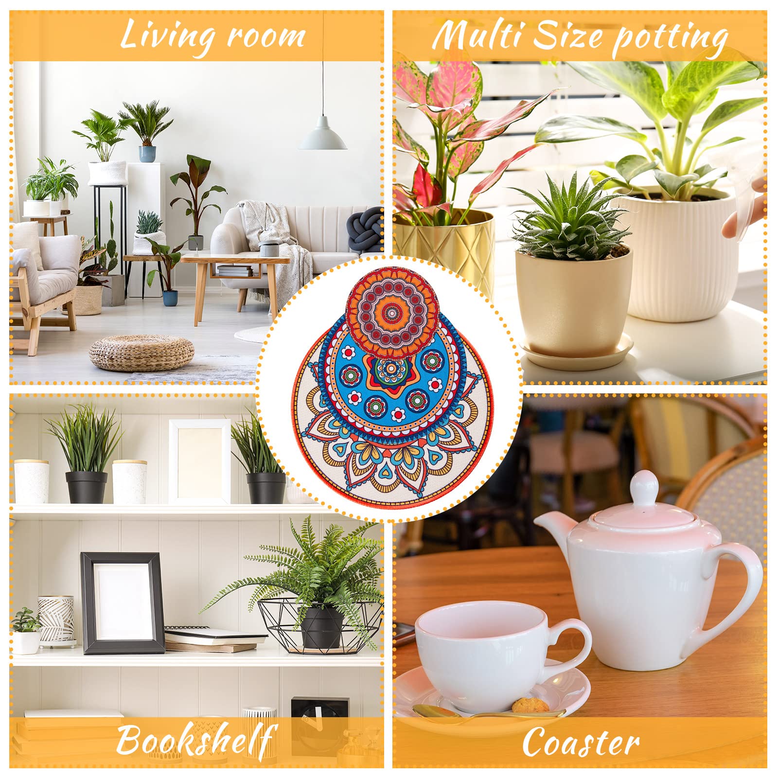 Nuanchu 6-piece mat set ready for gifting and home use.
