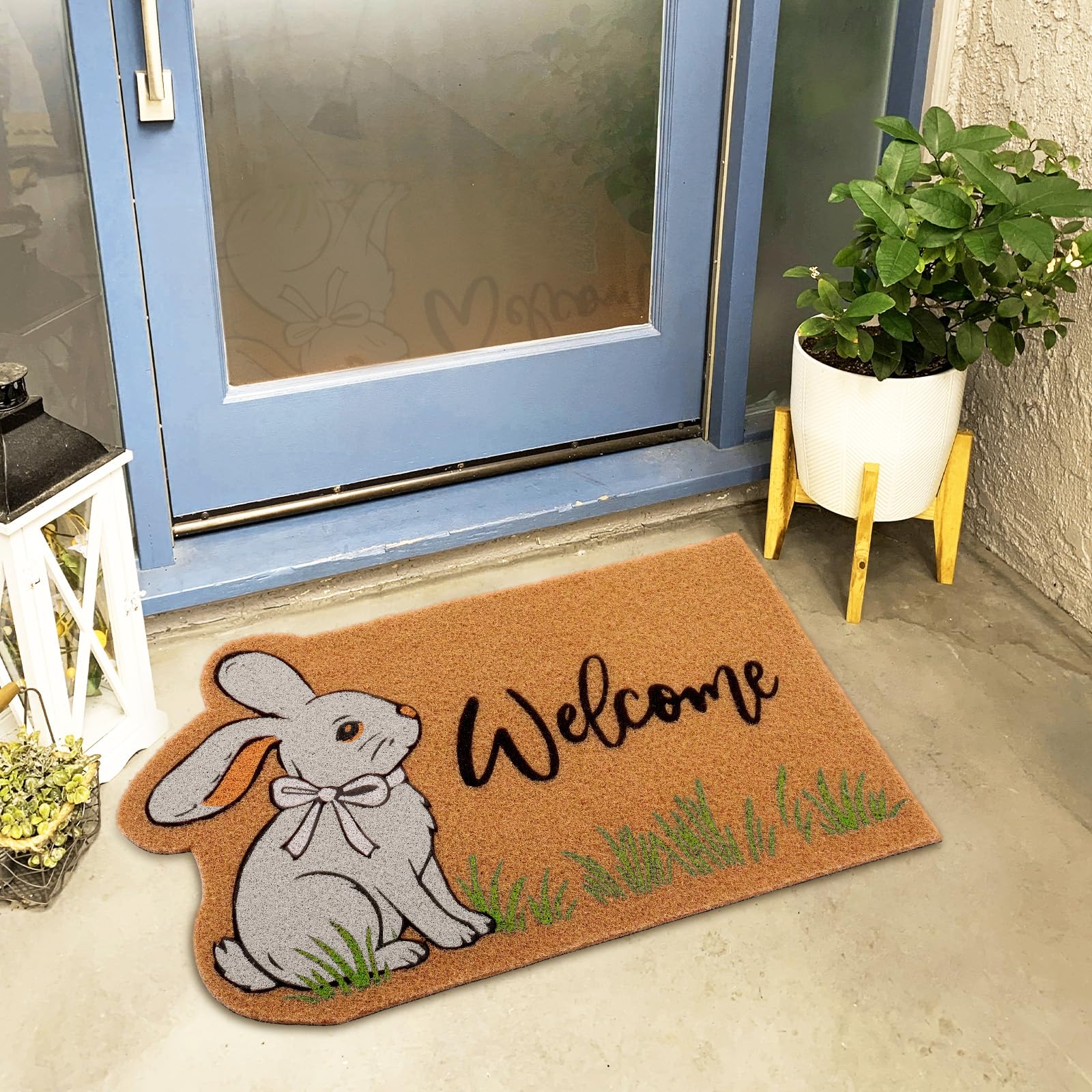 Nuanchu doormat size 16.5 by 27.2 inches fits many doors
