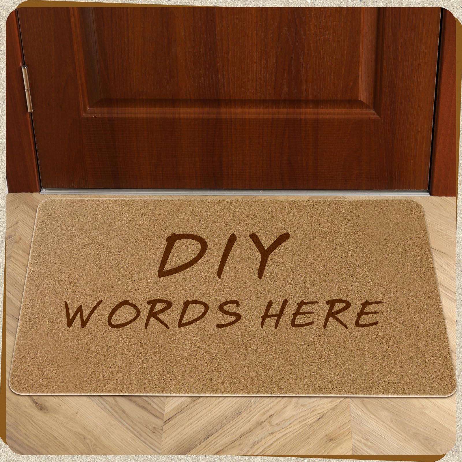 Nuanchu mat non-slip backing keeps mats secure.