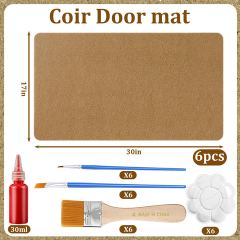 Nuanchu Easter coir mat paint palette for colorful designs.
