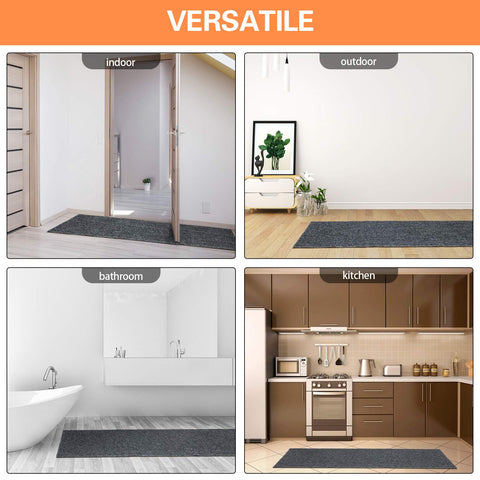 Nuanchu entryway mat catches dirt before it enters your home.