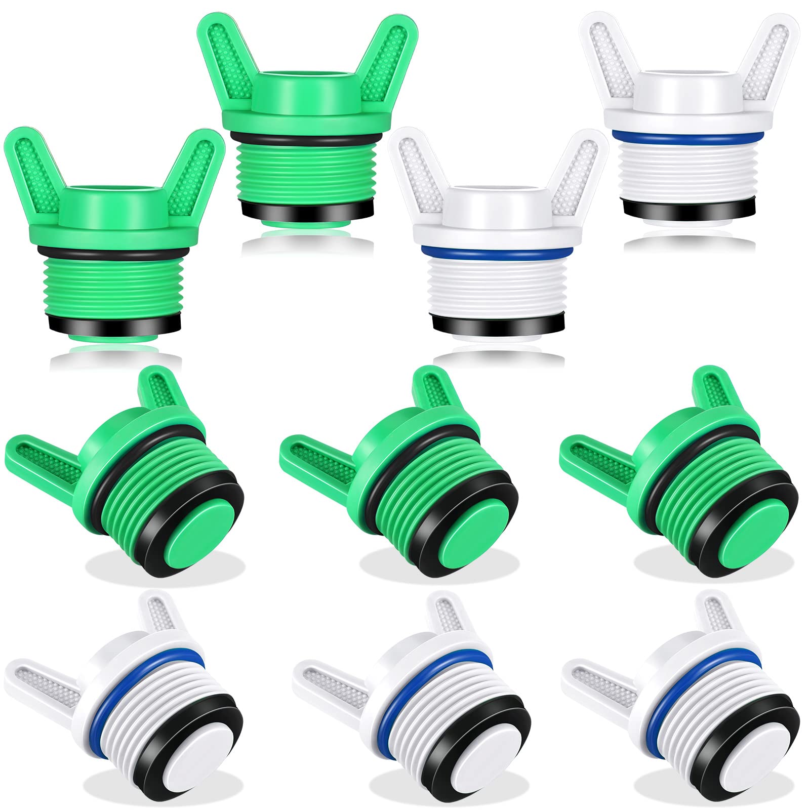 Nuanchu garden hose plug white 25x36mm for irrigation end sealing