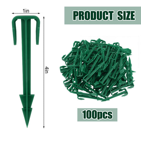 Nuanchu ribbed safety stakes secure turf with grip.