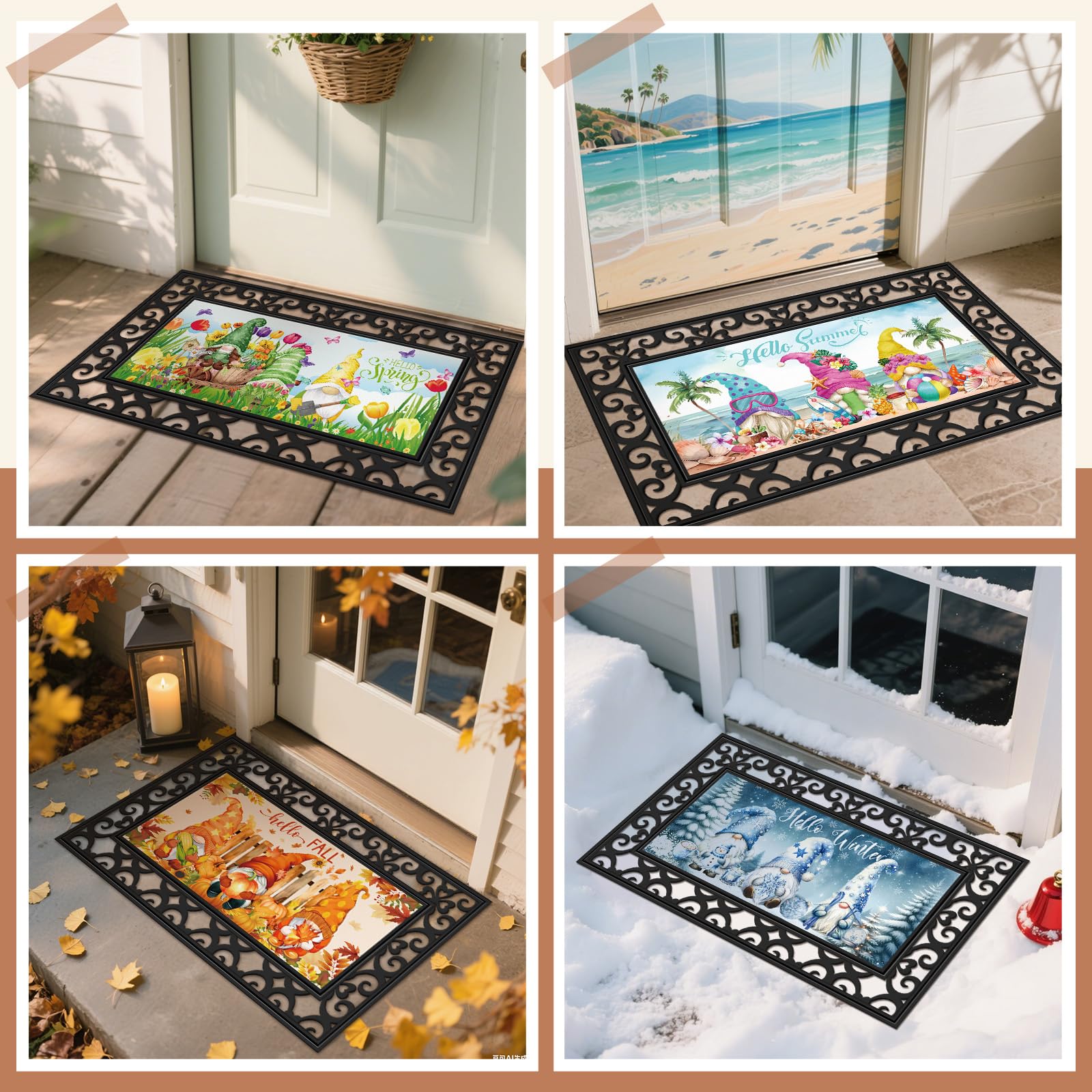 Nuanchu gift-ready seasonal mat set suitable for houses and holidays.