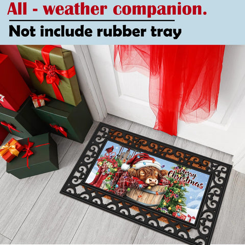 Nuanchu Halloween pattern doormat for seasonal doorstep decor