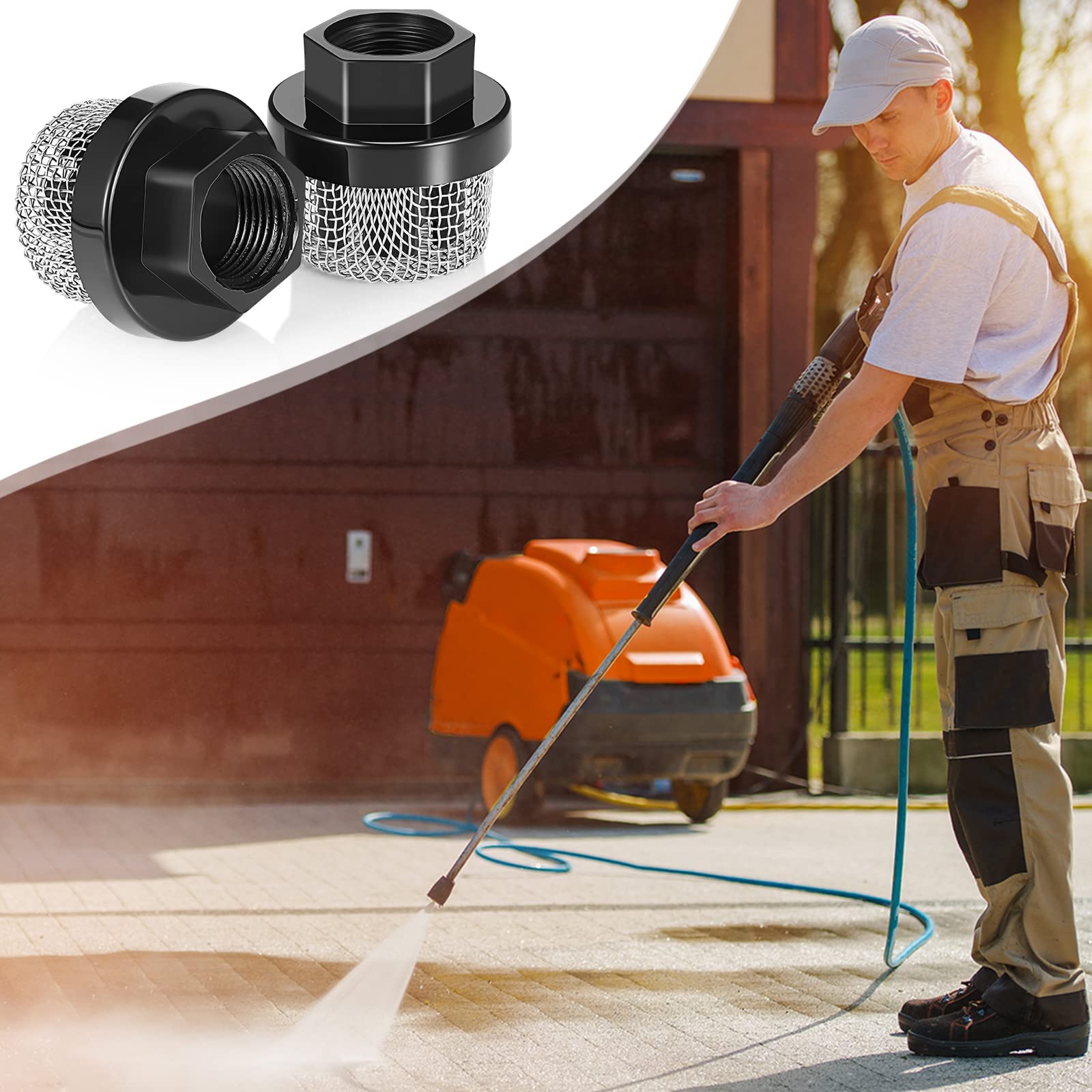Nuanchu hose screen is lightweight and portable for on the go tasks
