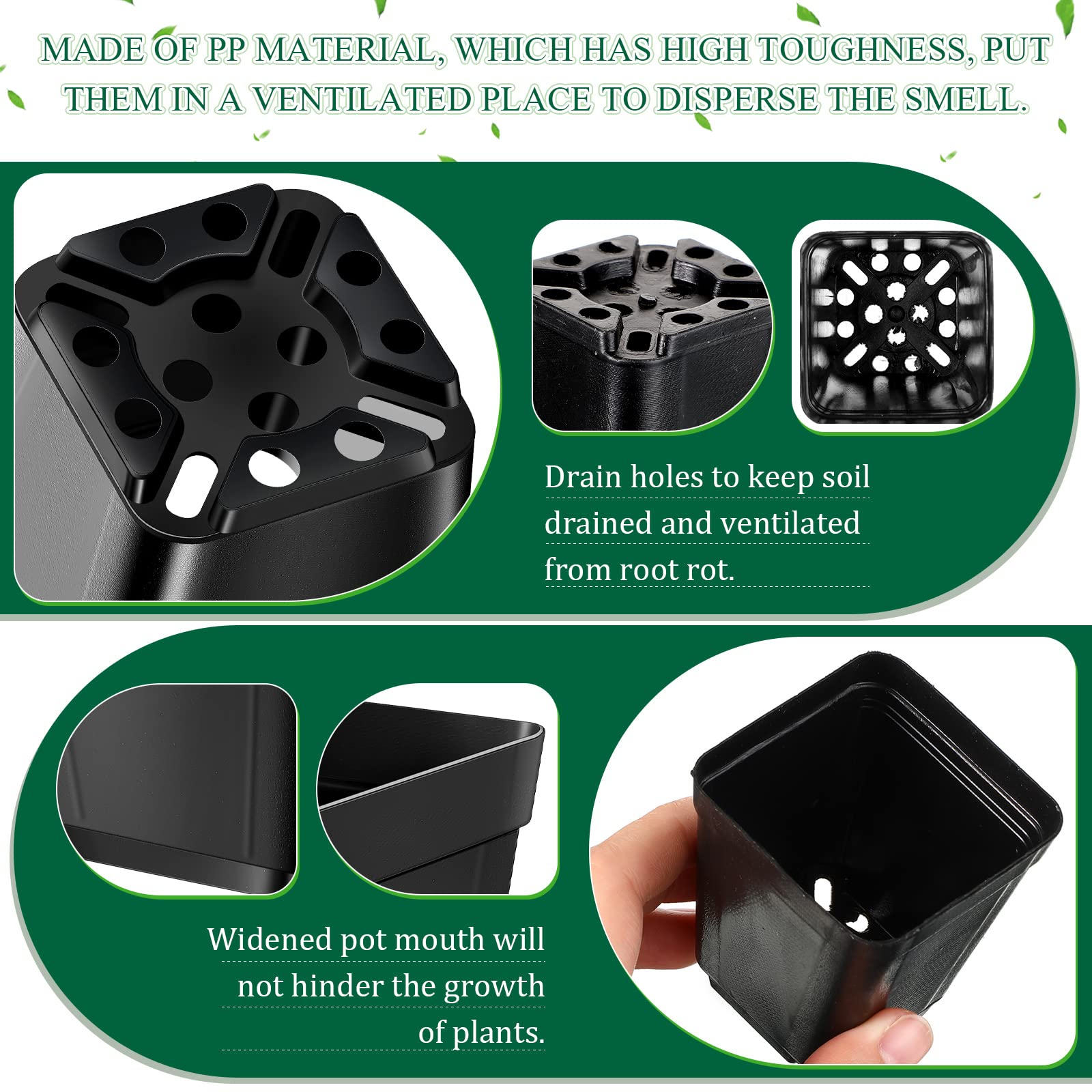 Nuanchu indoor-outdoor plant pots suitable for home garden setups