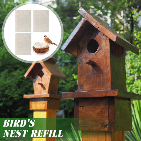 Nuanchu nesting materials create a cozy, safe backyard habitat for birds