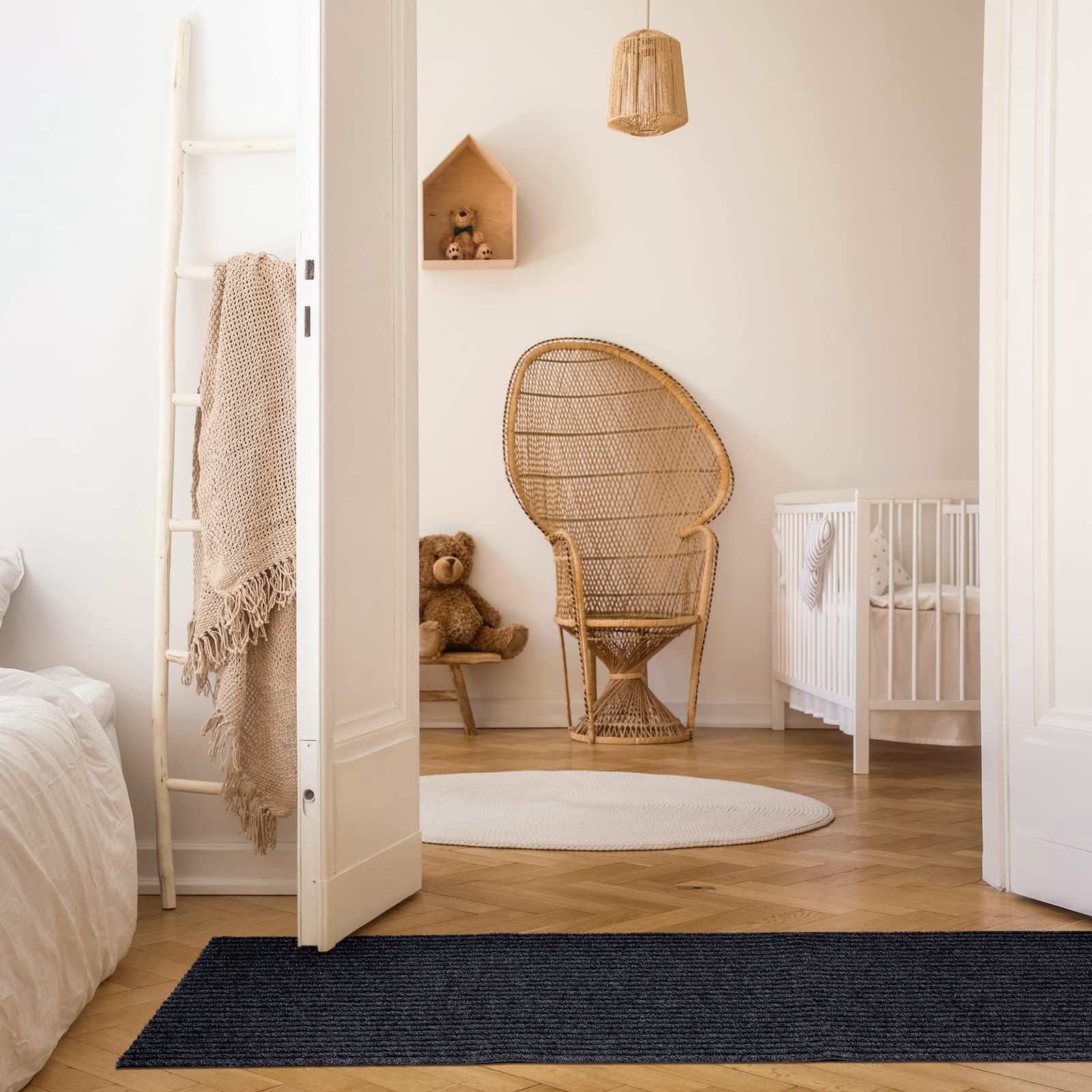 Nuanchu mat with non-slip backing stays in place