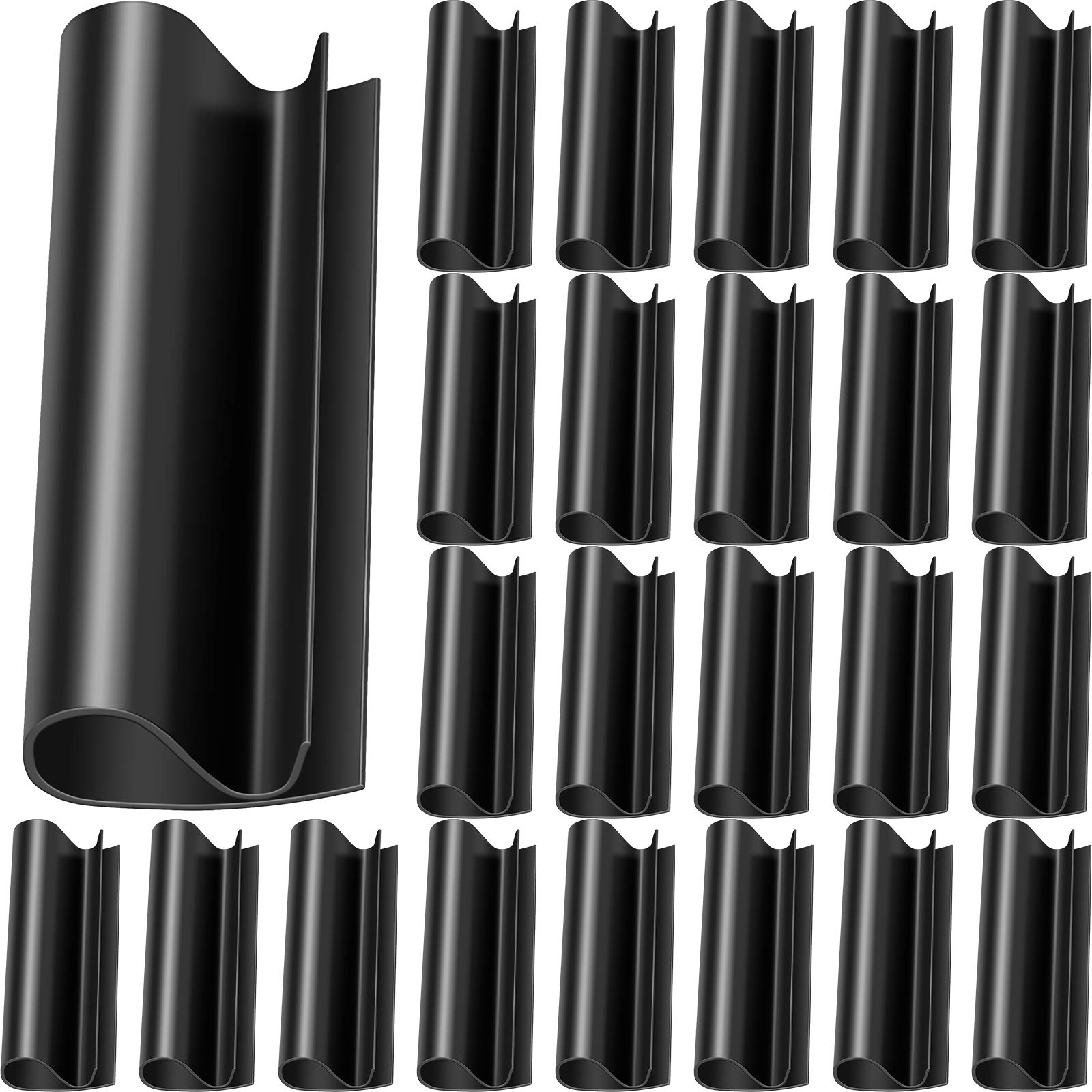 Nuanchu pool cover clip with windguard secures above-ground pool covers.